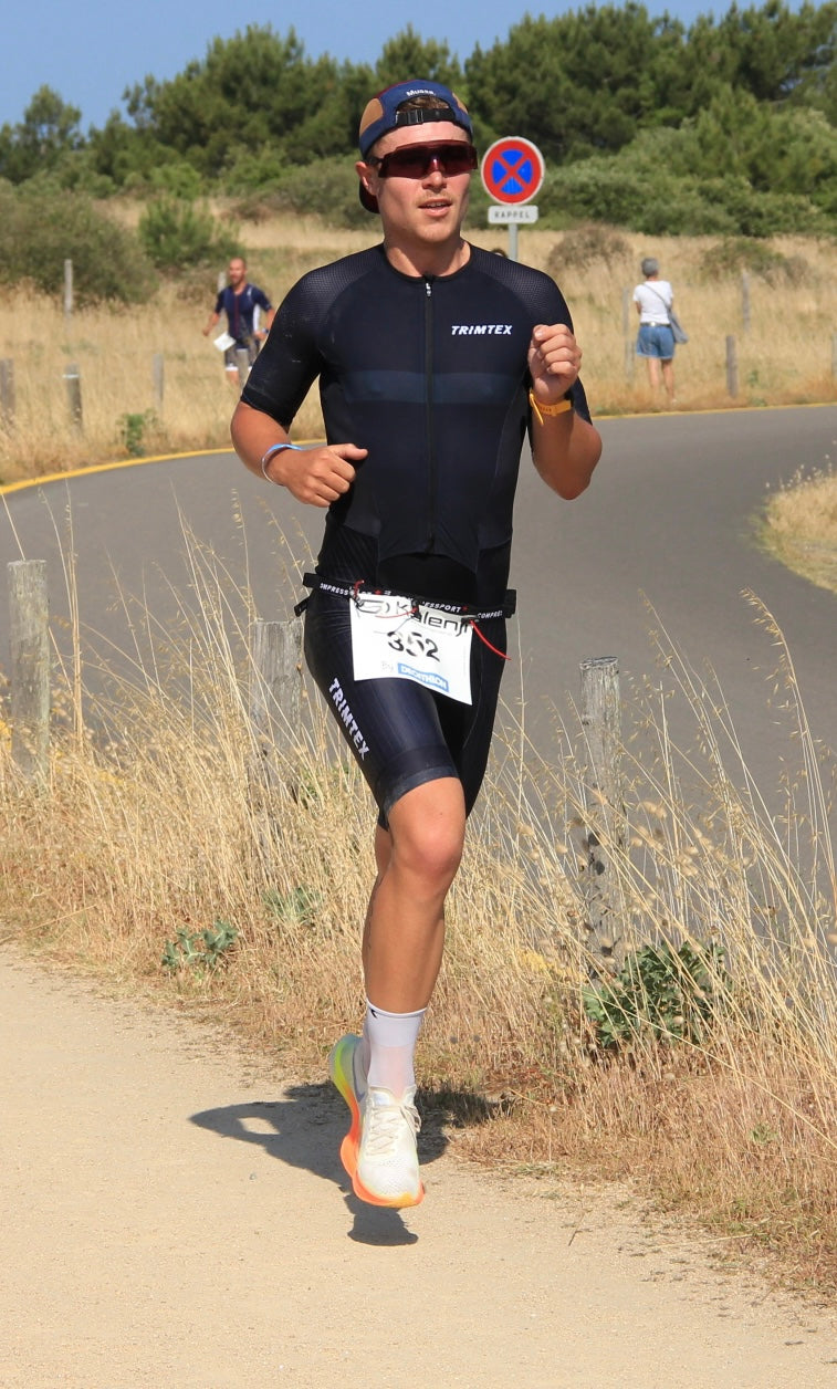 Clément, fondateur de MUSSE, en course