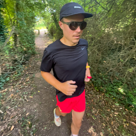 Casquette de running MUSSE Performance portée en course